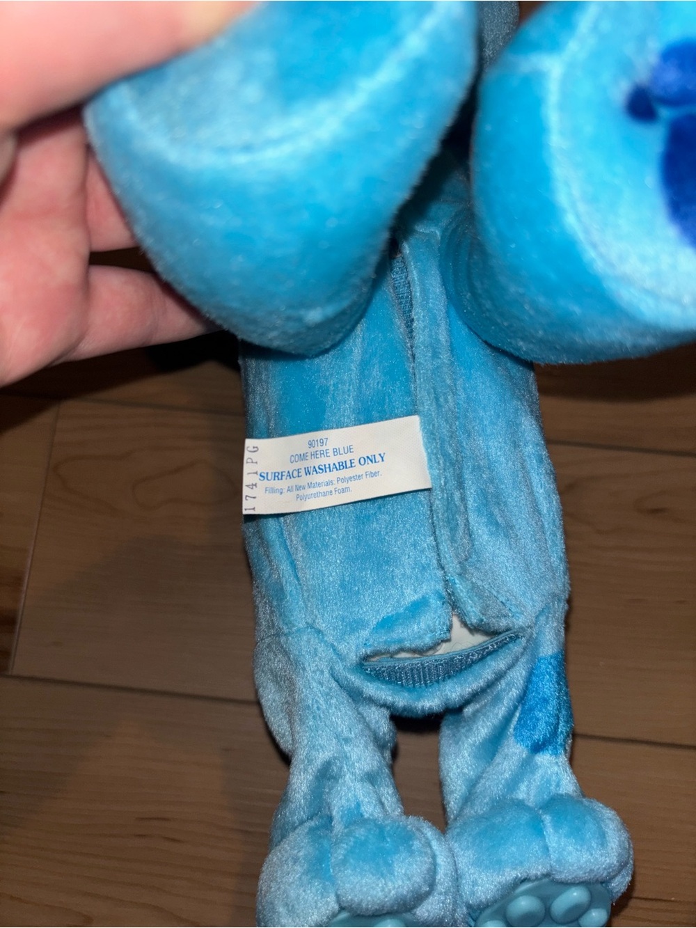 Vintage blues clues come here blue plush - Picture 4 of 7